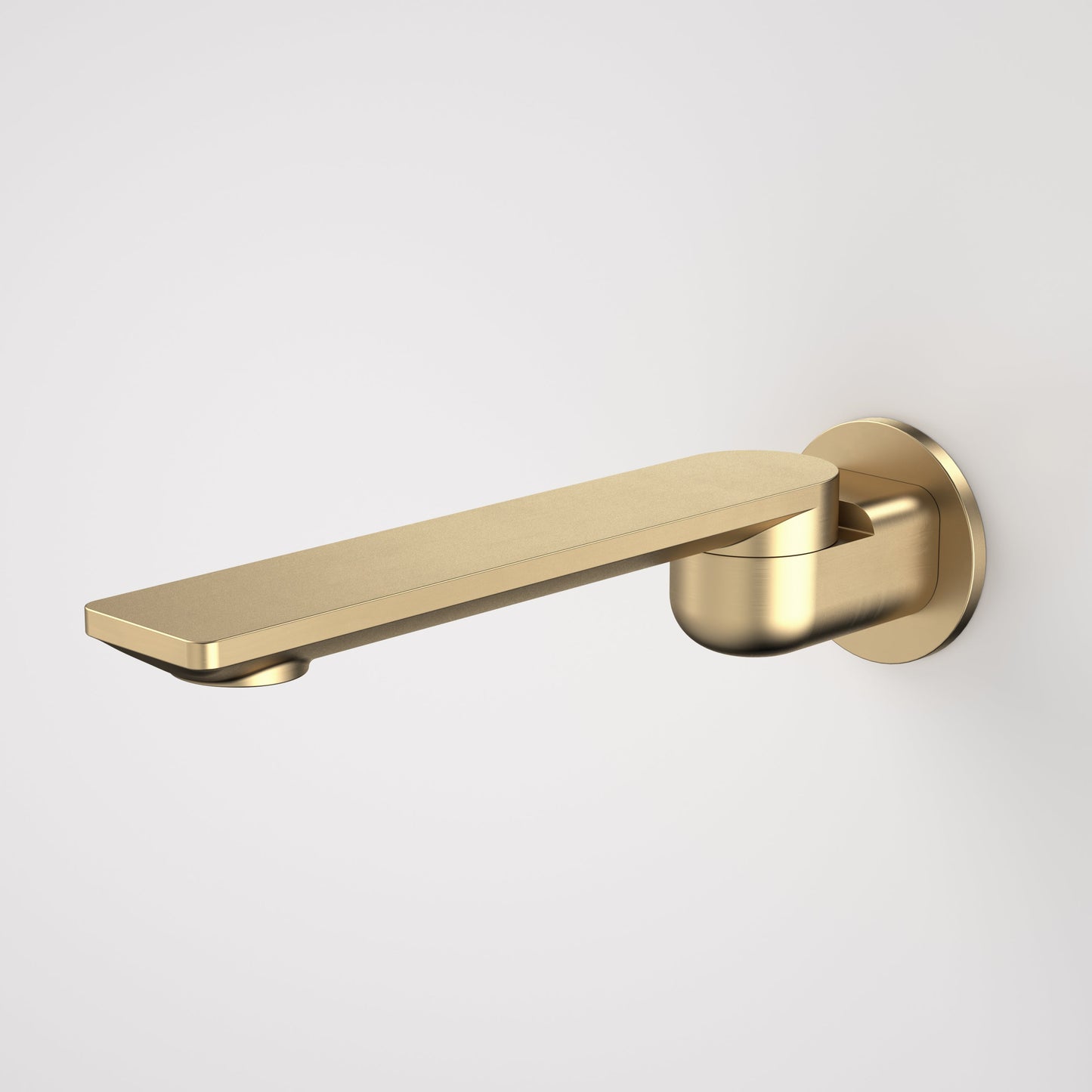 Urbane II 220mm Bath Swivel Outlet Round Cover Plate Brushed Brass
