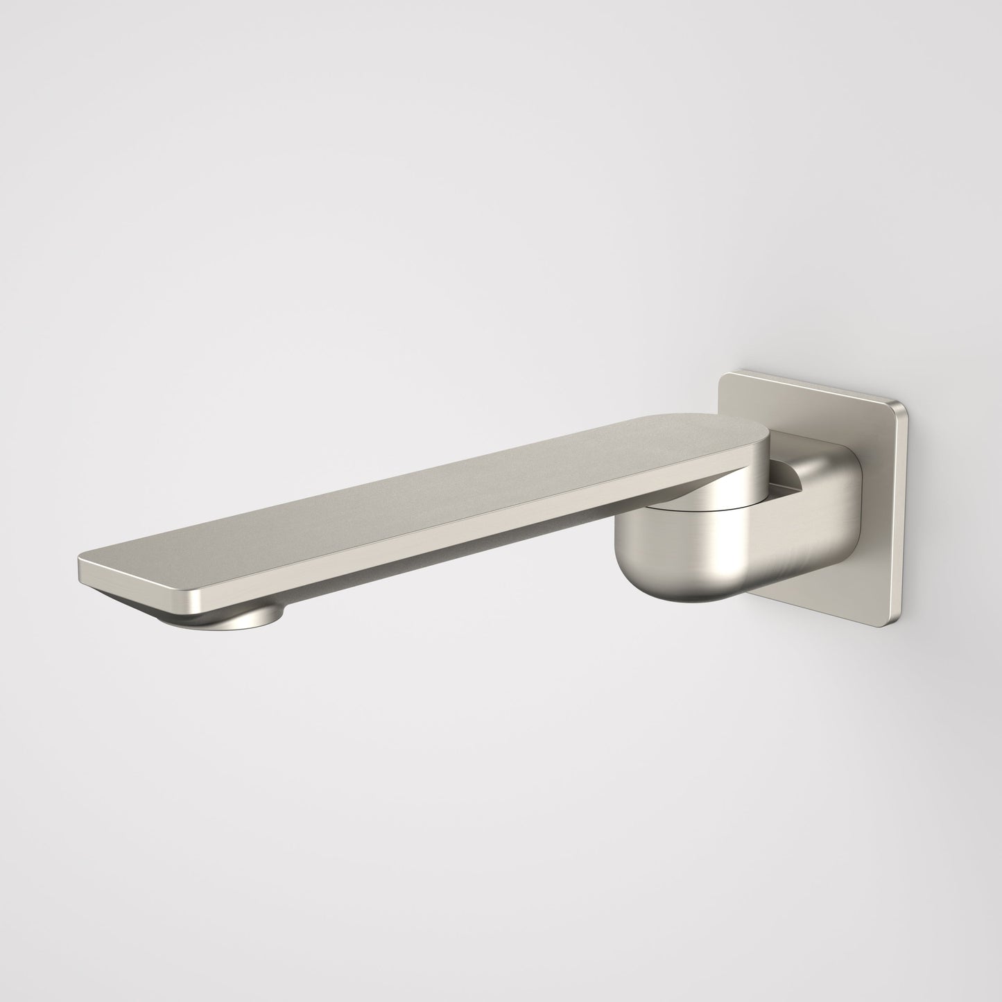 Urbane II 220mm Bath Swivel Outlet Square Cover Plate Brushed Nickel