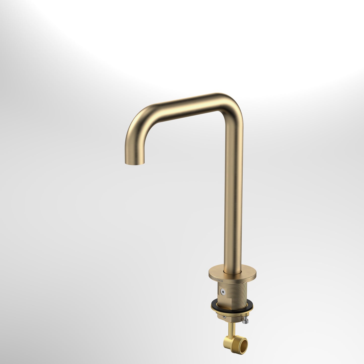 Urbane II Hob Swivel Outlet 150mm Brushed Brass