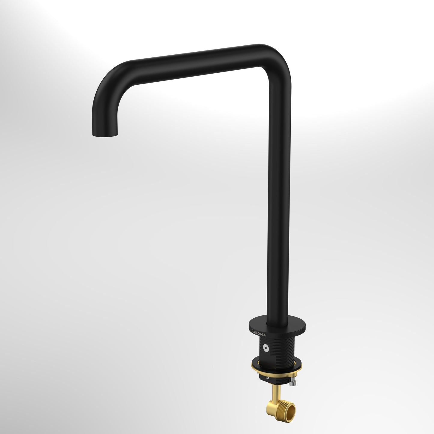 Urbane II Hob Swivel Outlet 210mm Matte Black