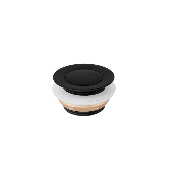 Pop-Up Bath Waste Brushed Black