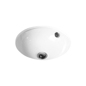Round Under Counter Basin Gloss White - Gloss White