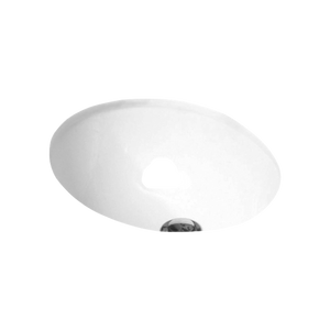 Oval Under Counter Basin Gloss White - Gloss White