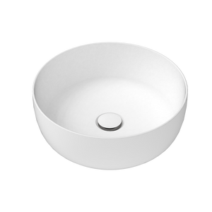 Glam Round Above Counter Basin Gloss White - Gloss White