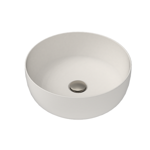 Glam Round Above Counter Basin Mat Pearl - Matte Pearl