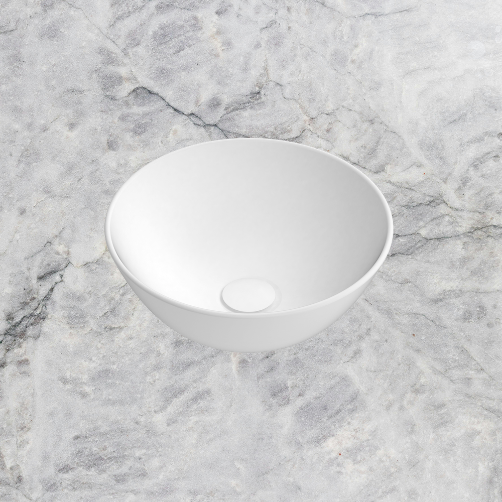 Pluto Above Counter Basin Matte White