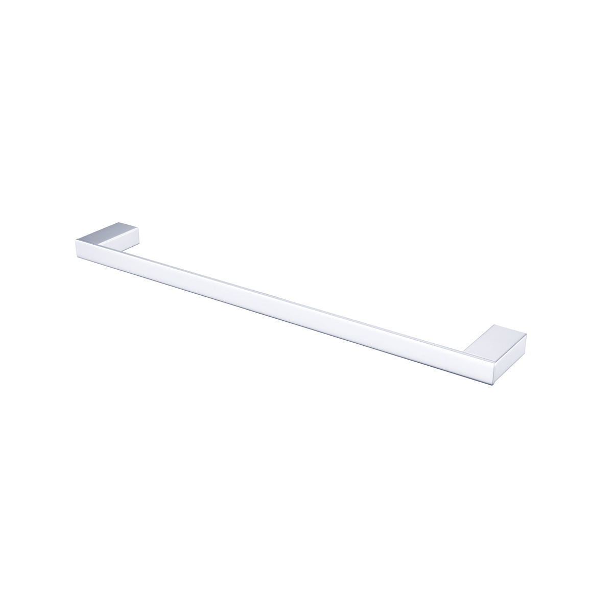 Athens Single Towel Rail 600mm Chrome