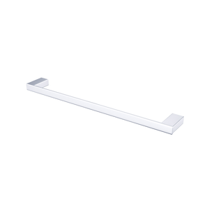 Athens Single Towel Rail 600mm Chrome - Chrome
