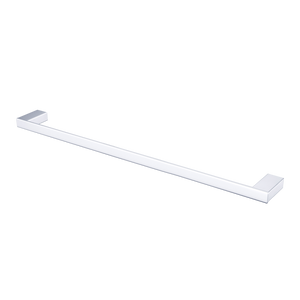Athens Single Towel Rail 800mm Chrome - Chrome