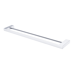 Athens Double Towel Rail 800mm Chrome - Chrome