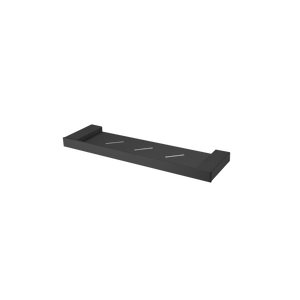 Athens Metal Shelf 420mm Matte Black - Matte Black