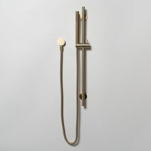 Mira Brushed Brass Gold Shower on Rail - Brushed Brass Gold