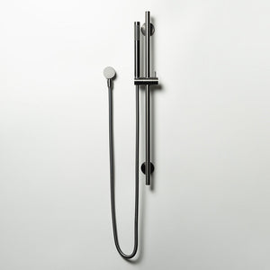 Mira Brushed Gunmetal Shower on Rail - Brushed Gunmetal