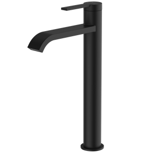 Barcelona Tower Basin Mixer Matte Black - Matte Black