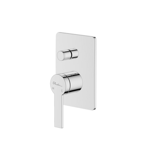 Barcelona Wall Mixer With Diverter Chrome - Chrome