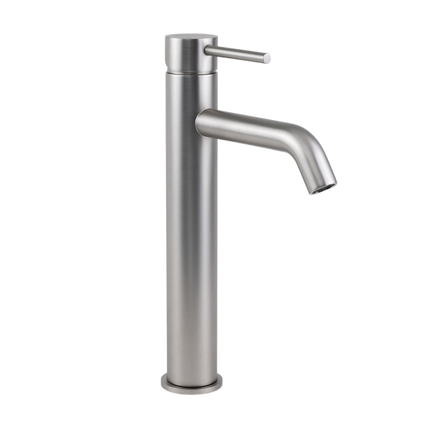 Mira Brushed Nickel Tall Basin Mixer