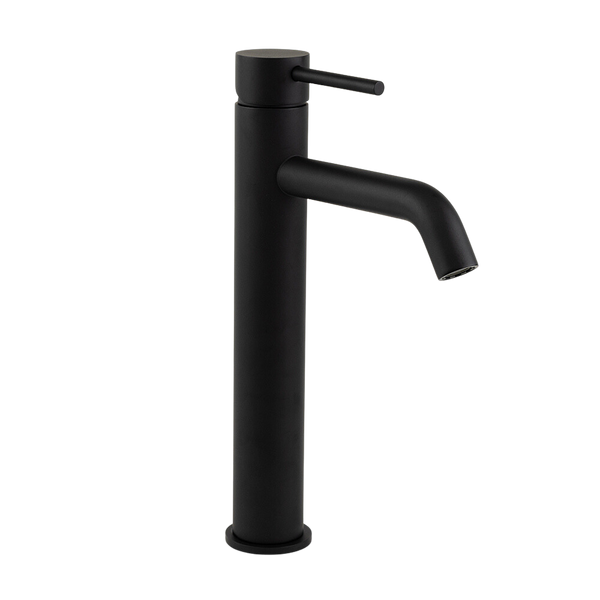 Mira Matte Black Tall Basin Mixer