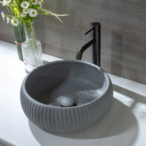 Mira Brushed Gunmetal Tall Basin Mixer - Brushed Gunmetal