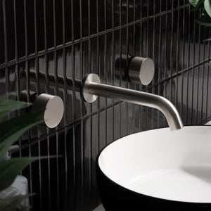 Mira Brushed Nickel Wall Spout - Brushed Nickel