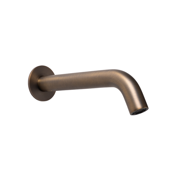 Mira Brushed Vintage Antique Brass Wall Spout