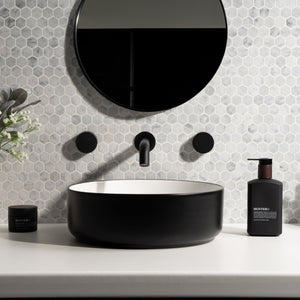 Simon Matte Black Simple Circle Handles - Matte Black