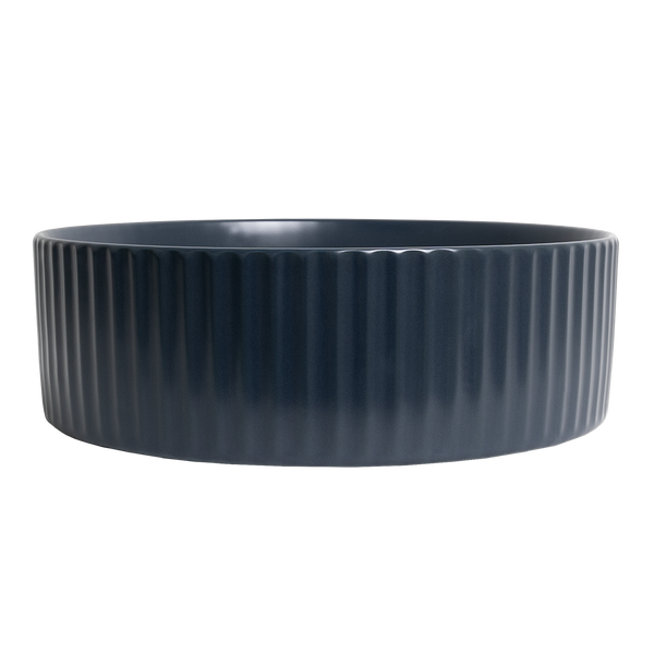 Camilla Fluted Matte Blue Basin
