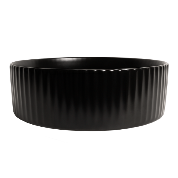 Camilla Fluted Matte Black Basin