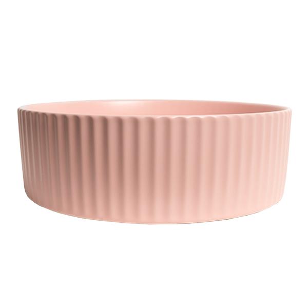 Camilla Fluted Matte Pink Basin