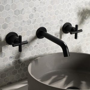 Cora Matte Black Cross Tap Handles - Matte Black