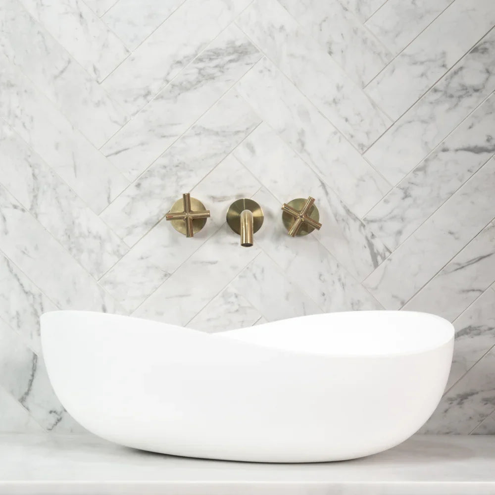 Elegance Matte White Above Counter Basin