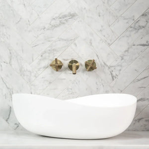 Elegance Matte White Above Counter Basin - Matte White