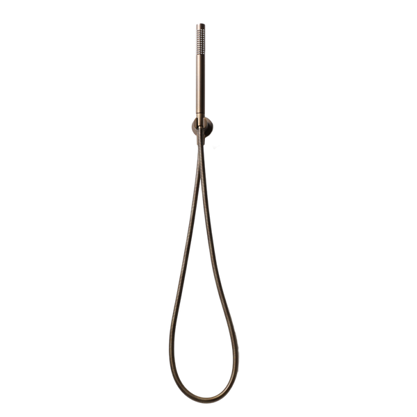 Mira Brushed Vintage Antique Brass Hand Shower and Hose
