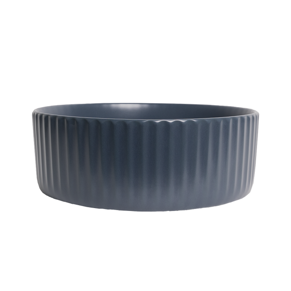 Lula Mini Fluted Matte Blue Basin