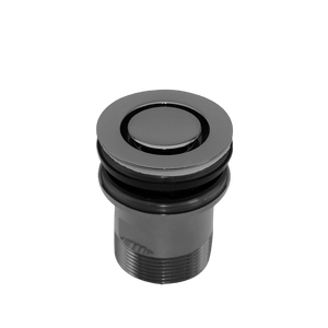 Brushed Gunmetal 40mm Bath Pop Down Waste No Overflow - Brushed Gunmetal