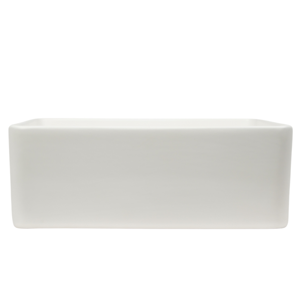 Nashi Matte White Square Basin