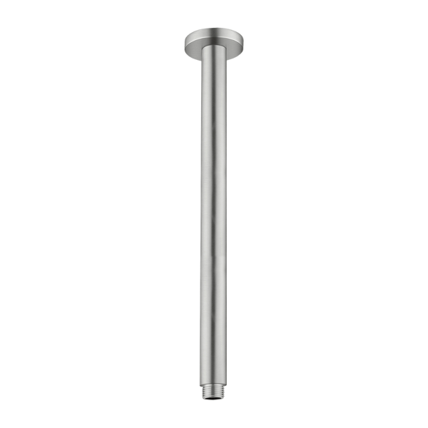 Round Ceiling Arm 300mm Brushed Nickel