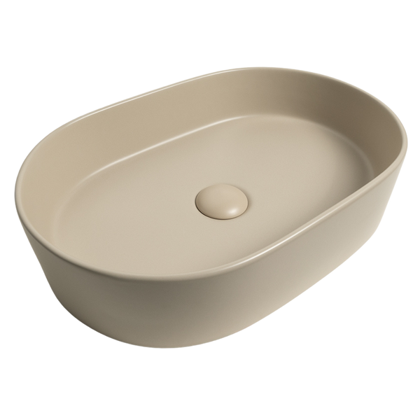 Petra Pill Matte Ecru Sand Basin