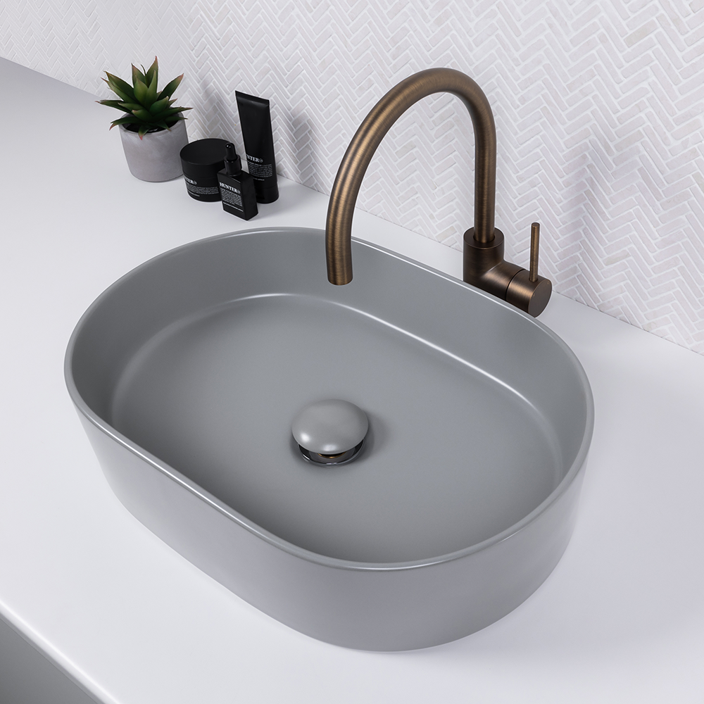 Petra Pill Matte Grey Basin