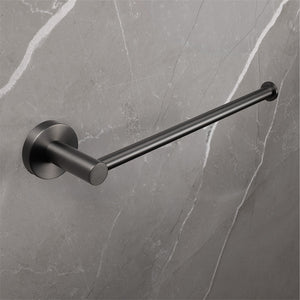 Farina 255 Hand Towel Rail Brushed Gunmetal - Brushed Gunmetal