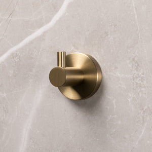 Farina Robe Hook Brushed Brass Gold - Brushed Brass Gold