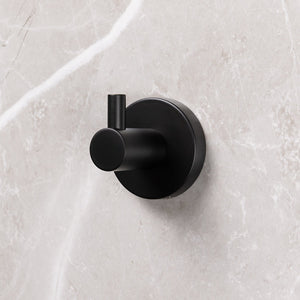 Farina Robe Hook Matte Black - Matte Black