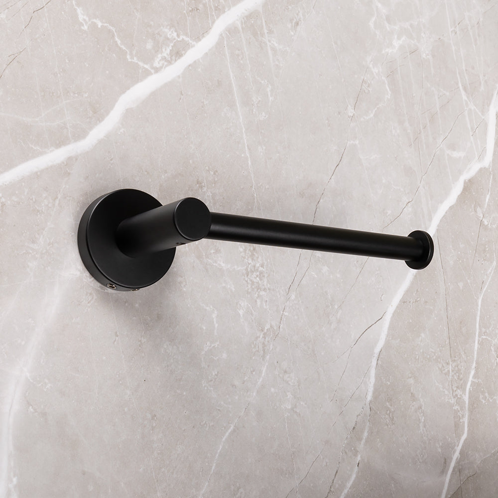 Farina Toilet Roll Holder Matte Black