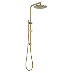 Mira Brushed Brass Gold Shower Rail Twin Set - Brushed Brass Gold