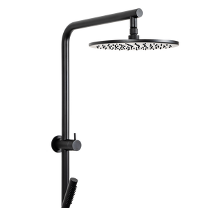 Mira Matte Black Shower Rail Twin Set - Matte Black