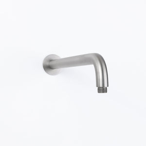 Mira Brushed Nickel Curved Shower Arm - Brushed Nickel