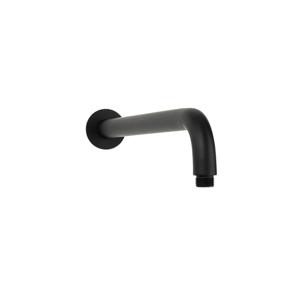 Mira Matte Black Curved Shower Arm