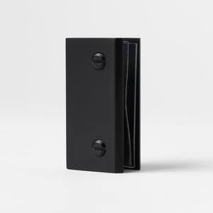 Brina Shower Glass Clamp Matte Black - Matte Black