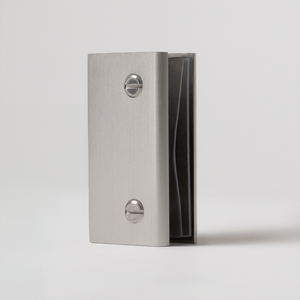 Brina Shower Glass Clamp Brushed Nickel - Brushed Nickel