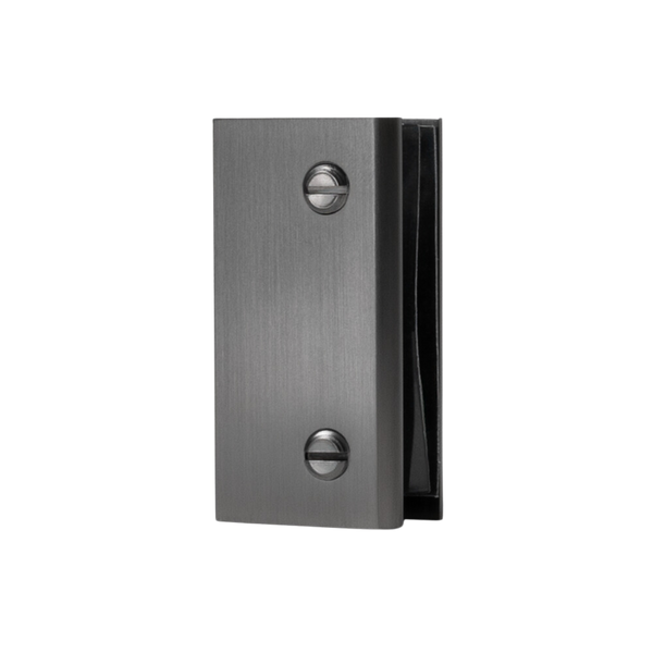 Brina Shower Glass Clamp Brushed Gunmetal