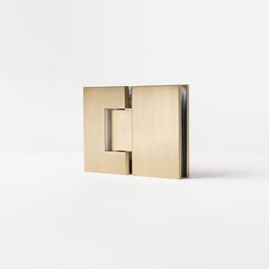 Anton Shower Hinge Brushed Brass Gold - Brushed Brass Gold